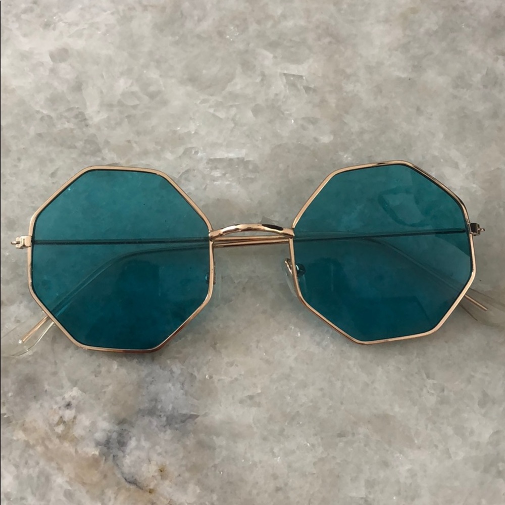 Free people octagon john Lennon hippie sunglasses